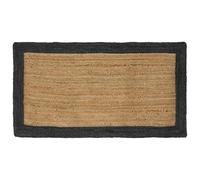 vidaXL Zjxsneh Tapis rectangulaire style intérieur de luxe en jute beige fait à la main 80 x 150 cm