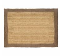 vidaXL Zjxsneh Tapis rectangulaire style intérieur de luxe en jute beige fait à la main Style intérieur 160 x 230 cm