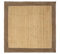 vidaXL Zjxsneh Tapis rectangulaire style intérieur de luxe en jute beige fait à la main Style intérieur 300 x 300 cm