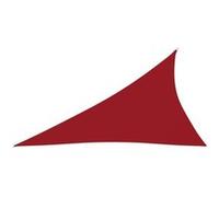 vidaXL Zonnescherm driehoekig 3x4x5 m oxford stof rood135668