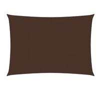 vidaXL Voile de parasol tissu oxford rectangulaire 6x8 m marron, voile de parasol, bâche de parasol, écran solaire, voiles de parasol Marron