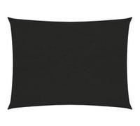 Vidaxl Voile D'ombrage 160 G/M² Noir 5x6 M Pehd Noir