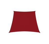 vidaXL Zonnezeil trapezium 2/4x3 m oxford stof rood135681