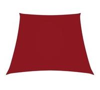 Vidaxl Voile De Parasol Tissu Oxford Trapèze 2/4x3 M Rouge Rouge