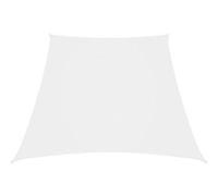 vidaXL Zonnezeil trapezium 2/4x3 m oxford stof wit135296 Blanc G