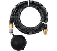 Zuigslang met messing koppelingen 1,1'' 25 m PVC zwart151069