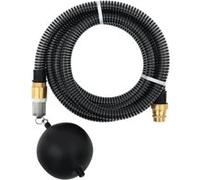 vidaXL Tuyau d'aspiration 3 m 25 mm avec raccords en laiton Noir