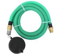 Zuigslang met messing koppelingen 1,1'' 7 m PVC groen151045