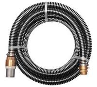 vidaXL Tuyau d'aspiration 15 m 25 mm avec raccords en laiton Noir