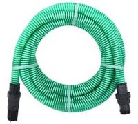 vidaXL Tuyau d'aspiration avec raccords en PVC vert 1" 7 m PVC