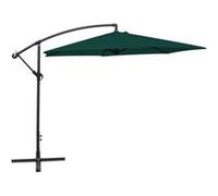 Vidaxl Parasol En Porte-À-Faux 3 M Vert Vert