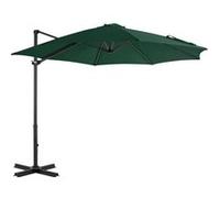 Vidaxl Parasol En Porte-À-Faux Et Poteau En Aluminium 300 Cm Vert Vert