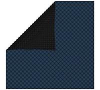 vidaXL Film solaire de piscine flottant PE 400x200 cm Noir et bleu