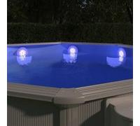 vidaXL Lampe LED Flottante Submersible de Piscine avec Télécommande Eclairage Sous-marin Fontaine Aquarium Lac Paysager 92296