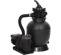 Zwembadzandfilter met voorfilter zwart93396