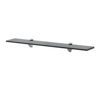 vidaXL Zwevend schap 70x20 cm 8 mm glas243790 Noir G
