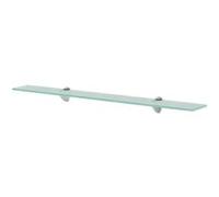 vidaXL Zwevend schap 80x10 cm 8 mm glas243759 Transparent G
