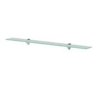 vidaXL Zwevend schap 90x10 cm 8 mm glas243760 Transparent G