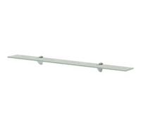 vidaXL Zwevend schap 90x10 cm 8 mm glas243776 Transparent G
