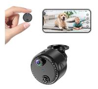 VIDCASTIVE Mini caméra espion cachée 4K sans fil WiFi petite caméra de nounou portable d'intérieur secrète avec autonomie de 100 jours en veille avec détection de mouvement AI Vision nocturne
