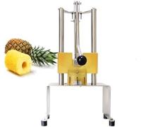 Vide-ananas et trancheuse, éplucheur de fruits manuel en acier inoxydable pour une préparation lisse des fruits, coupes de 8/10 mm d'épaisseur