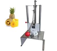 Vide-ananas Machine à découper et trancheuse manuelle en acier inoxydable | Vide-ananas manuel et trancheuse - Retirez sans effort le noyau d'ananas pour des tranches fraîches à la maison ou lors de