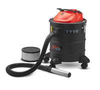Vide cendres 1200W 20L avec soufflerie, fonction décolmatage et roues - Warm Tech