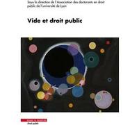 Vide et droit public Anna Pedrajas (Auteur), Sofia Le Helloco (Auteur), Laure Besson (Auteur)