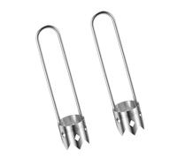 Vide-fruits en métal à pointe arrondie pour petits agrumes - Passe au lave-vaisselle - Gadget d'extérieur - Outil de pique-nique