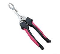 Vide-fruits pour aubépine avec construction en métal et poignée ergonomique en caoutchouc pour un retrait facile du noyau (rouge)