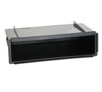 Vide poche autoradio compatible avec Cadre 2Din specifique en metal - Noir