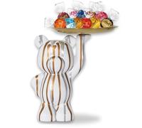 Vide-poche déco Ourson Blanc et son assortiment de 12 chocolats Lindor de Lindt | Idée cadeau Originale pour Noël