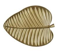 AltoBuy Vide-Poche en Bois Feuille Dorée 30,4cm