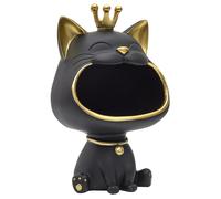 Vide poche en plastique personnage chat royal collection Galerie d'Art noir