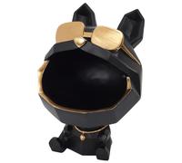 Vide poche en plastique personnage chien collection Galerie d'Art noir
