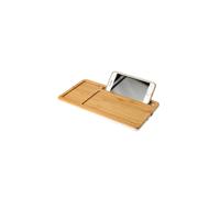 Vide-poche organisateur de bureau chargeur à induction en bambou - Blaupunkt - BLP7670-193 - Blanc / Bois
