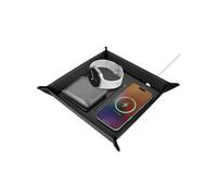 Vide-poches avec Station de Charge sans fil Qi 15W Charge Rapide Noir