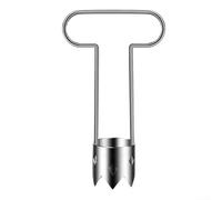 Vide-poivron en acier inoxydable, avec lame dentelée, outil de cuisine pour la préparation des aliments, design compact, rangement facile, gadget de cuisine professionnel (1 pièce)