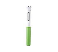 Vide-pomme 2 en 1 en acier inoxydable, forte prise en main pour légumes et fruits, convient pour éplucher divers légumes et fruits (grenn noir rouge) (vert)
