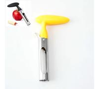 Vide-pomme en acier inoxydable - Pour la préparation des aliments - Multicolore - 11 x 9,5 cm - Jaune
