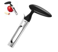 Vide-pomme en acier inoxydable - Pour la préparation des aliments - Multicolore - 11 x 9,5 cm - Noir