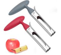 Vide-pomme - ZGEER - 2 pcs - Acier inoxydable - Poignée ergonomique - Lame dentelée