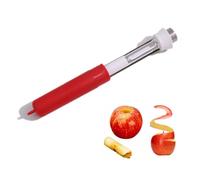 Vide-Pommes en Acier Inoxydable, 2 en 1 Éplucheur de Fruits Multifonction, Dénoyauteur de Pommes, Vide Trognon Pomme, vide pomme avec PoignéE en abs, Rouge/Vert