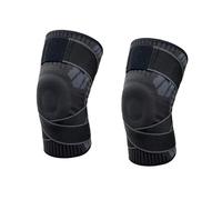 VIDECOR Lot de 2 Genouillères de Compression pour Femme, Genouillère de Compression pour L'arthrite, Les Douleurs Articulaires, Le Soulagement de La Douleur, La Déchirure Du Ménisque,B-Large
