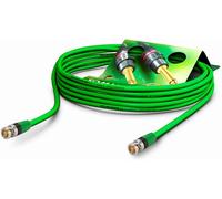 Video 75 ¿-HD/3G/6G/12G-SDI/4K-UHD SC-Vector 0.8/3.7 équipé BNC/BNC NBNC75BLP9X NEUTRIK,Vert (2m)-Made in Germany by