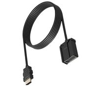 Video Cable - Copper, 59in Adapter Cable HD Connection | Stable Car & Electronics AV Wire, Converter For TVs, Players, Computers, Monitors, Auto Accessories For Driving, Commuting, Traveling, Marine