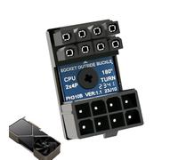Video Card Connector - Stable 8 Pin Female to 8 Pin Male Steering Connectors,Standard Type Mainboard CPU Extension PCIe Adapter for Desktop PC Graphics Cards