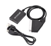 Vidéo compatibles HDMI Adaptateur 1080P compatibles HDMI vers PÉRITEL Convertisseur Péritel Câble