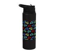 Video Game Controller for Gamer Player Gaming Lover Stainless Steel Insulated Water Bottle