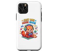 Video Gaming Just One More Game Gaming Red Panda Coque pour iPhone 11 Pro